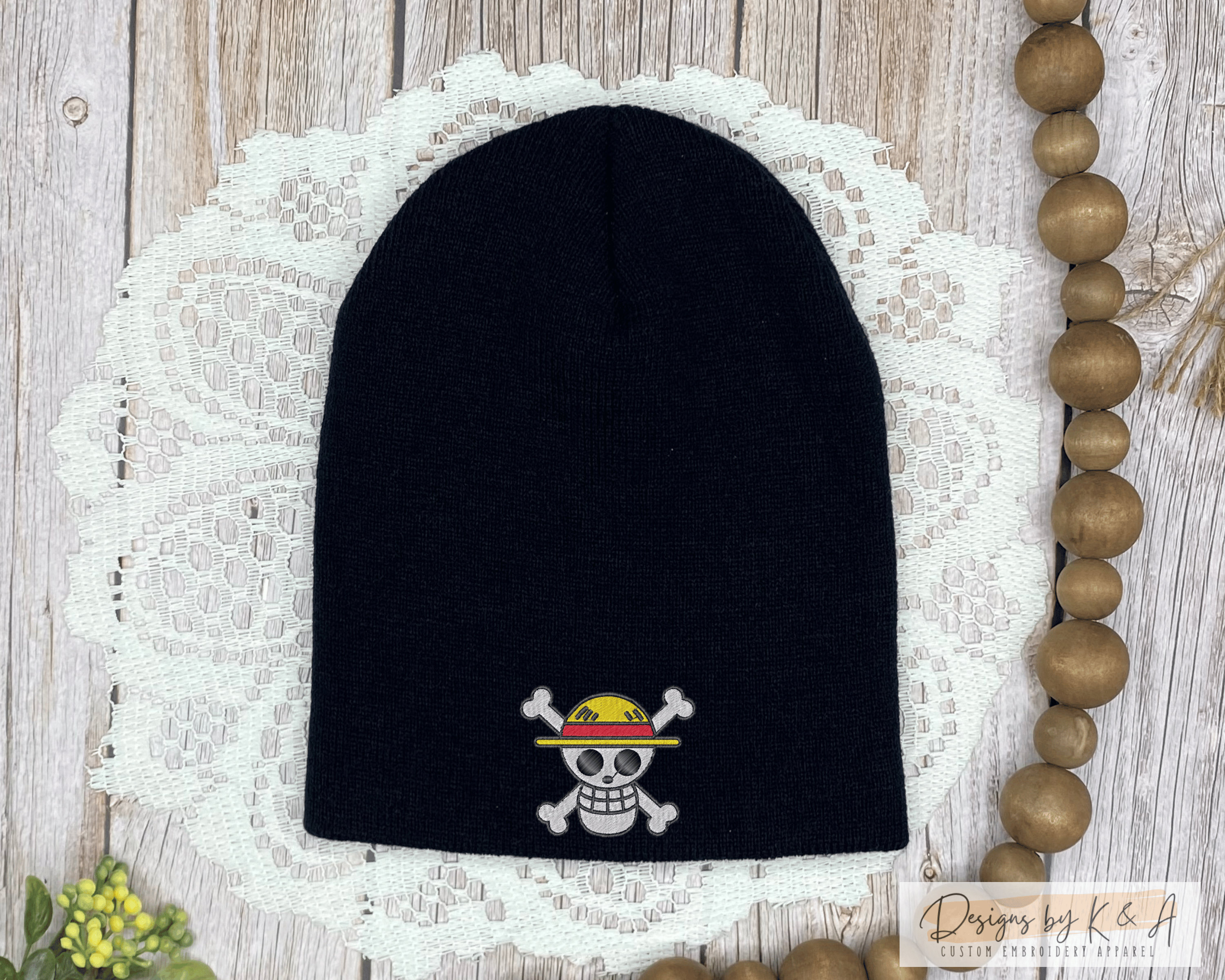 New Cartoon One Piece Knitted Hat Anime Luffy Unisex Beanies Warm Hat Ski  Skullies Cap Bonnet Embroidery Knitted Knitted Knitted