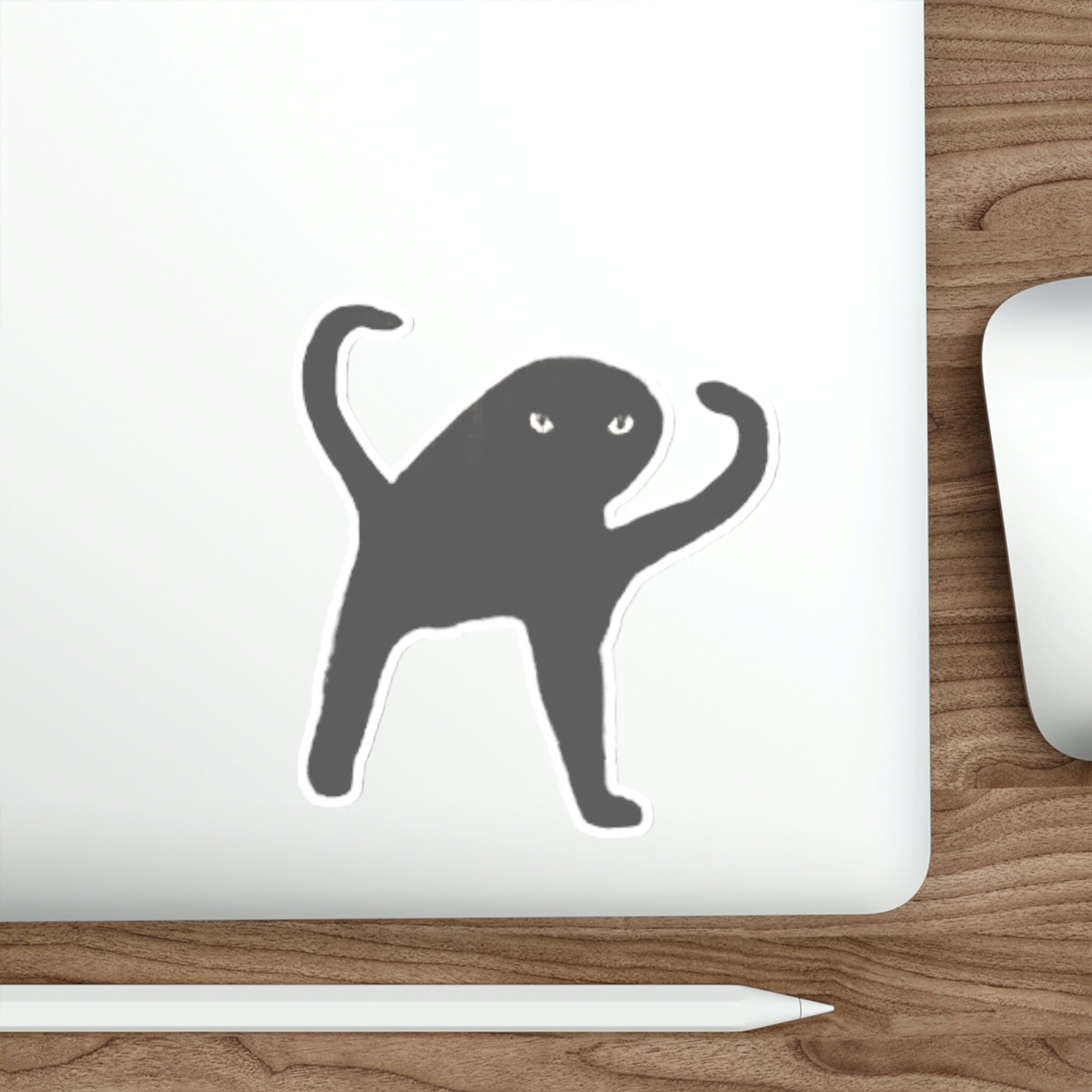 Cursed Cat Meme Die-cut Stickers - Etsy