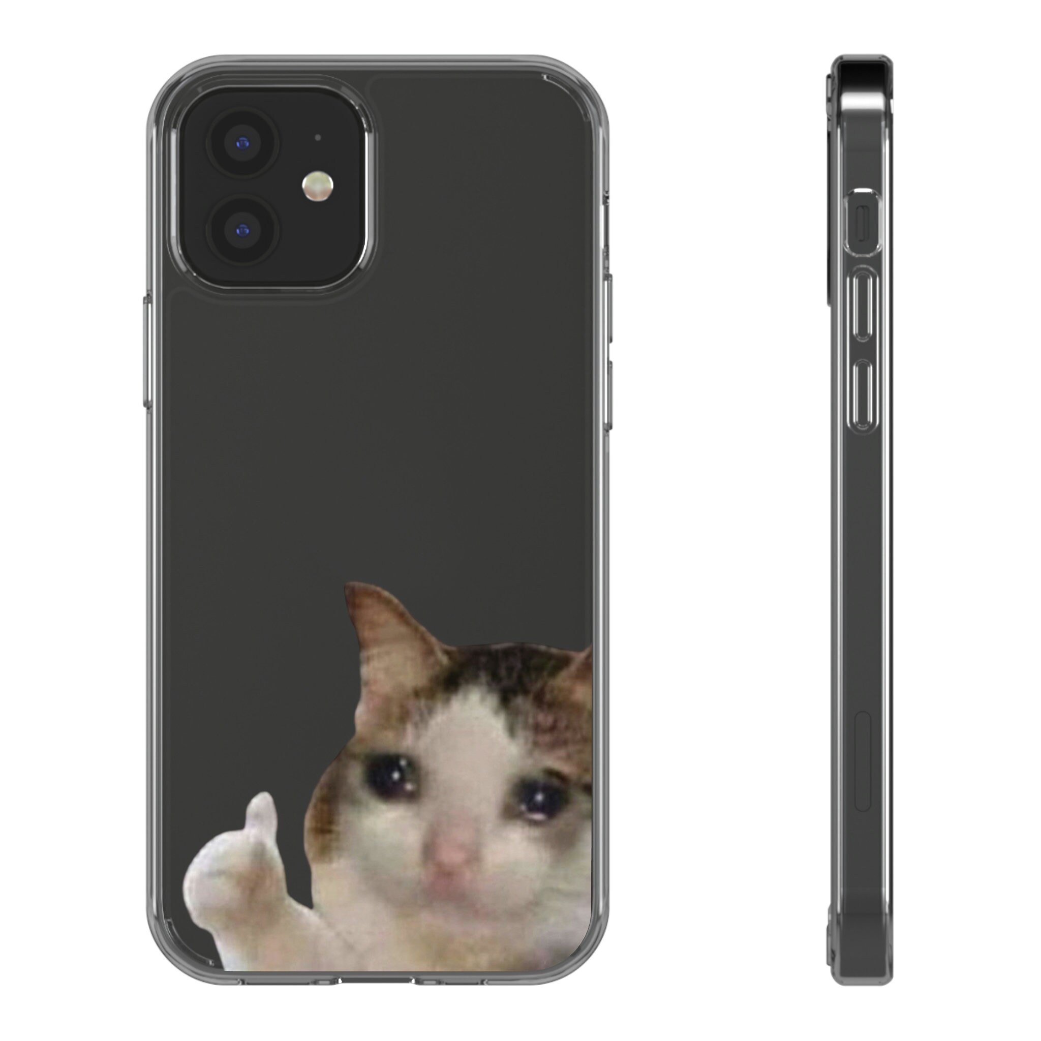 Crying Cat Meme iPhone Android 12 13 Pro, Pro Max, and Mini Plus S21 ...