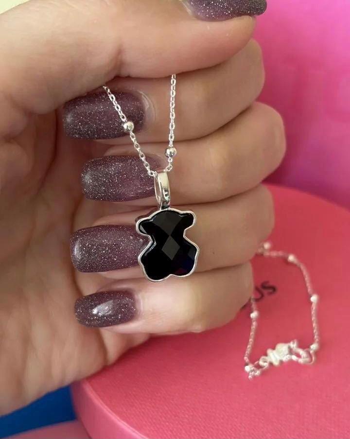 Necklace Dije Sweet Dolls Tous Sterling Silver 925 Tous Bear Pink