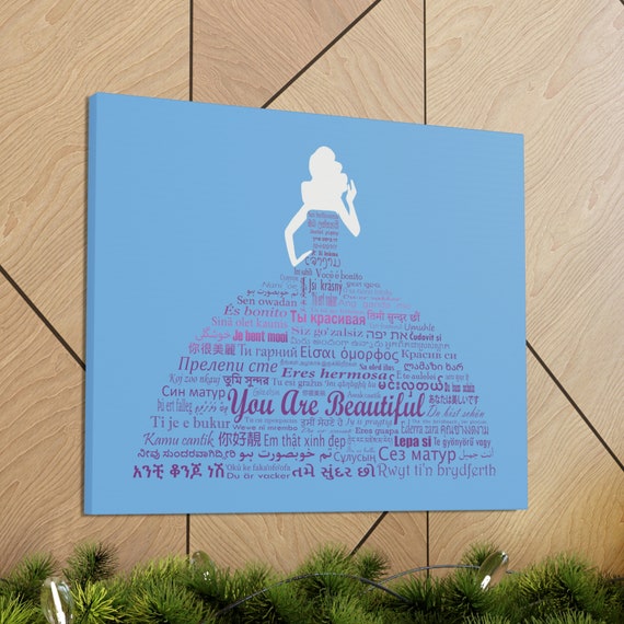You Are Beautiful Canvas Wall Decor - Etsy