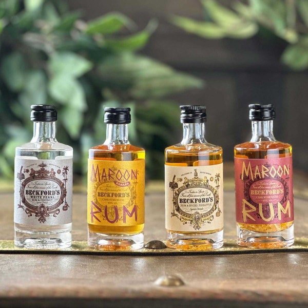 Beckford's Rum Taster Set Gift Box (4x50ml)