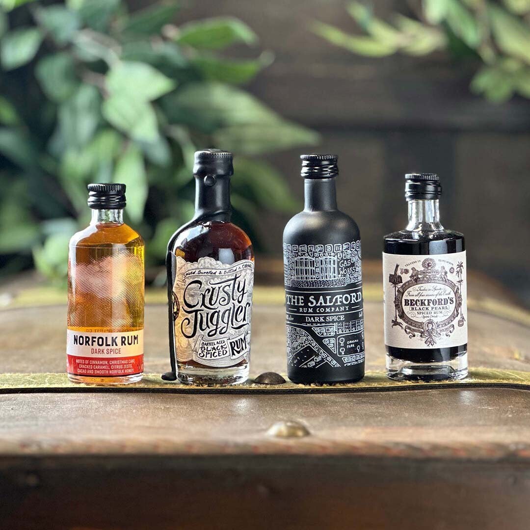 Dark Spiced Rum Taster Set Gift Box 4x50ml Etsy UK