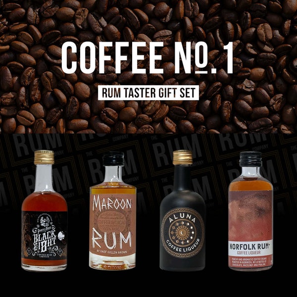 Coffee Rum Taster Set Gift Box (4x50ml)