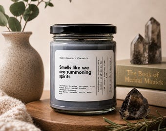 We are Summoning Spirits | Sims 4 Inspired Coconut Soy Wax Candle | 7.2 oz | Cozy Gamer Gift