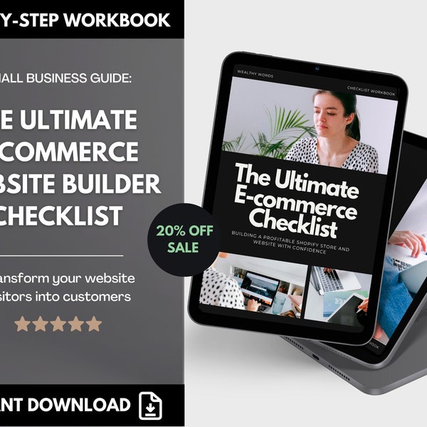 Ultimate E-commerce Shopify Store and Website Checklist Builder, How To Sell On Shopify, Shopify Selling Guide, How To Start Selling Online