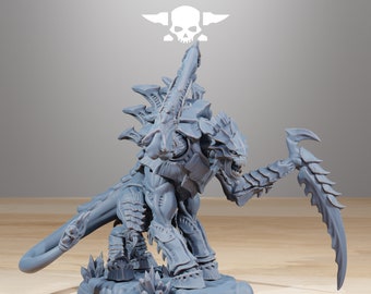 Xenarid Necrothorns | Station Forge | Wargaming | Alien Hive guardian Proxy Models for Wargames