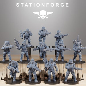 Vaskar Infantry Builder Kit | Station Forge | Wargaming | Infantry |