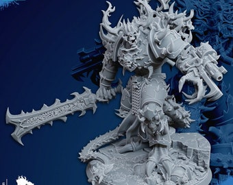 Demonic Lord of Chaos | Ghamak Heretic Knights | Wargaming | Proxies of Chaos | Knights of Chaos | Grimdark Heretics | Demon lord