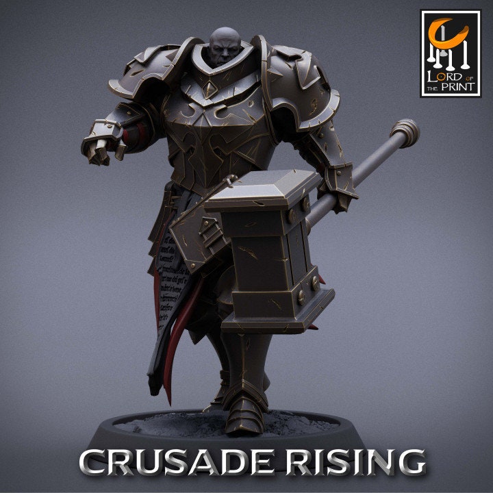Templar Hammer Pack | Crusade Rising | Lord of the Print | Wargaming ...