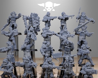 Corrupted Guard Infantry Builder Kit | Station Forge | Wargaming | Infantry | Soldiers