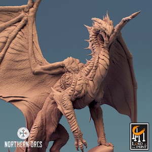 Silver Dragon | Lord of the Print | Wargaming | Dungeons and Dragons | Tabletop RPG | DnD | Fantasy models for painting