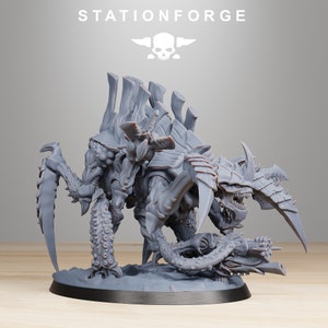 Xenarid Tygorthon | Station Forge | Wargaming | Alien Hive guardian Proxy Models for Wargames