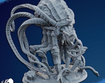 Venefic Brooder / Ghamak Cosmic Devourer / Wargaming / Alien Swarm Proxies / Alien Hive / Xenomorph Grimdark Devourer /