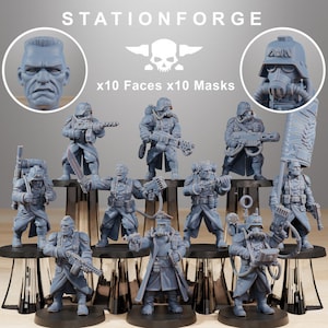 GrimGuard Combatants | Station Forge | Wargaming | Infantry | Soldiers