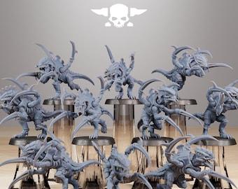 Xenarid Infantry Melee | Station Forge | Wargaming