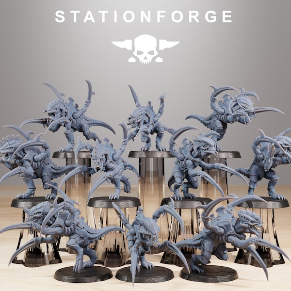 Xenarid Infantry Melee | Station Forge | Wargaming