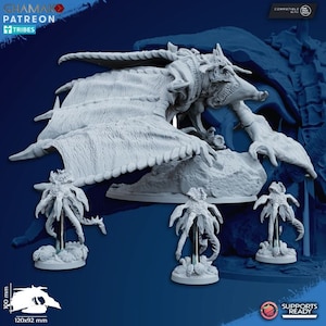 Roofvogel | Ghamak Kosmische Verslinder | Wargamen | Alien Swarm-proxy&#39;s | Buitenaardse bijenkorf | Xenomorph Grimdark Devourer | Vliegende buitenaardse proxy