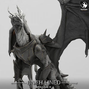 Xeldranth Dragon | Lord of the Print | Wargaming | Dungeons and Dragons | Tabletop RPG | DnD | Fantasy models for painting | Mountain Dragon