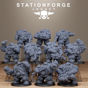 Ironvale Gearholders | Station Forge Legacy | Wargaming | Infantry