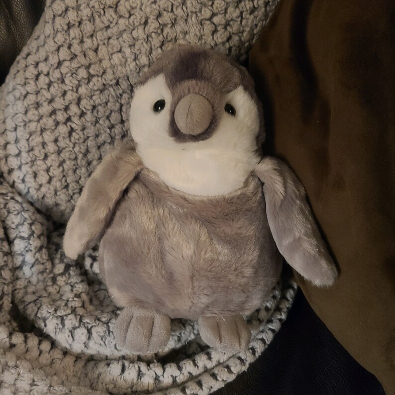 Heatable Stuffed Animal Penguin. Microwaveable Rice Filled - Etsy