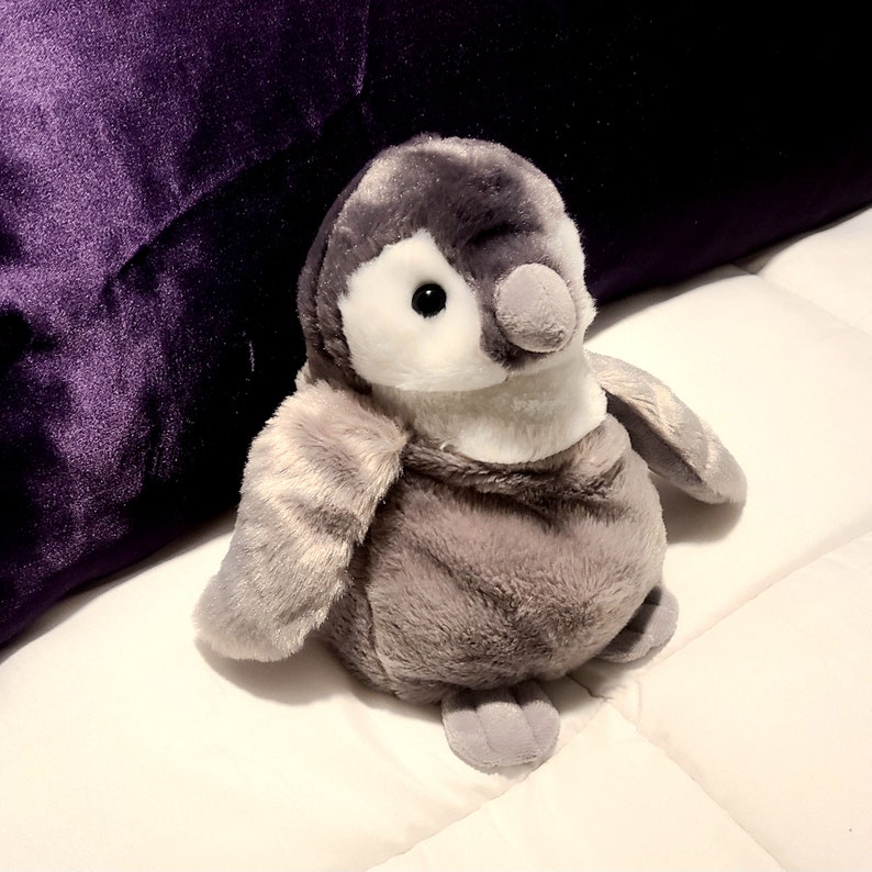 Heatable Stuffed Animal Penguin. Microwaveable Rice Filled - Etsy