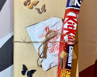 Blind Date with a Book! With a yummy drink and chocolate!