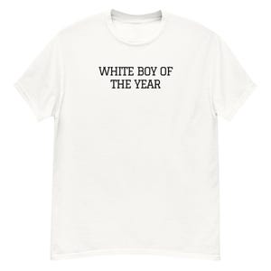 White Boy of the Year classic tee