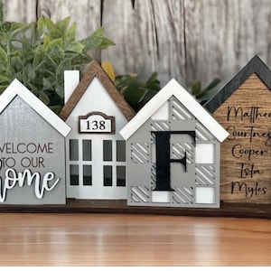 Home Decor; Mantle Decor; Shelving Decor; Christmas Gift; Housewarming; Personalized Gift; Wedding Gift, Anniversary Gift, New Home Gift