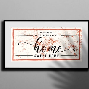 Rustic Home Sweet Home Printable Wall Décor for a Cozy and Inviting ...