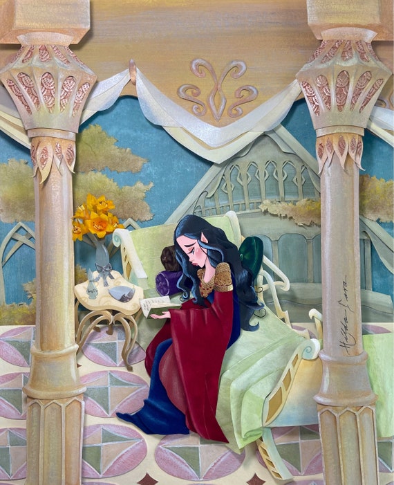 Arwen Art Print: Handmade Giclée Fine Art Velvet Paper (8x10)