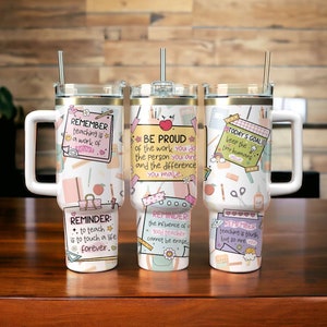 Professor Tumbler Wrap Sublimation Design 40Oz Quenchers Lembretes Diários Seamless Patten Png Cups Wrap Professor Appreciation Design Templates