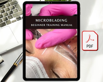 Microblading Training Manual PDF | PMU Eyebrow Course (Printable)