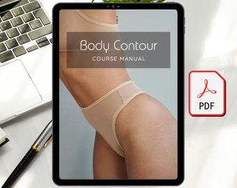 Manual de formación en contorno corporal, curso de belleza (PDF imprimible)