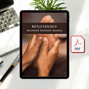 Reflexology Beginner Training Manual PDF Printable Manual Course Tutorial Education for Reflexology Guide Ebook