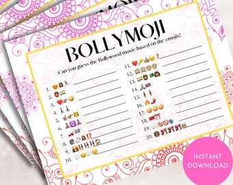 Bollywood Game, Bollywood Trivia, Bollywood Emoji Pictionary, BollyMoji