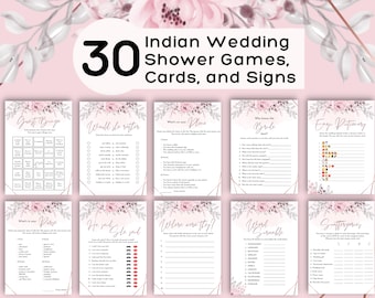 Indische Brautparty Spiele Bundle, Indische Hochzeitsspiele, Desi Hochzeitsspiele