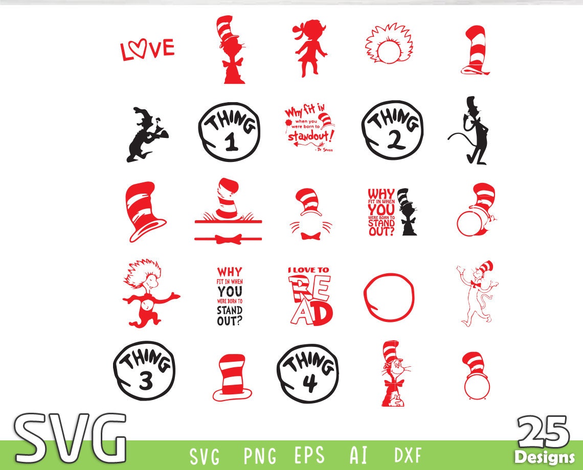 Dr Sus Among Us SVG Digital File, Dr Seuss Among Us svg