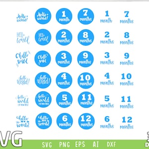 Hola mundo bule SVG , bebé svg , uso comercial svg , baby shower svg , hola mundo svg , signo de bebé svg , estadísticas de nacimiento svg , paquete svg