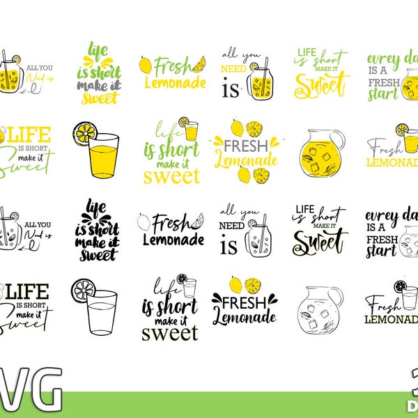 Lemonade SVG , monogram svg , Lemon svg , tequila svg , lemon print , hello summer svg , svg files , clip art , summer svg , lemon clipart