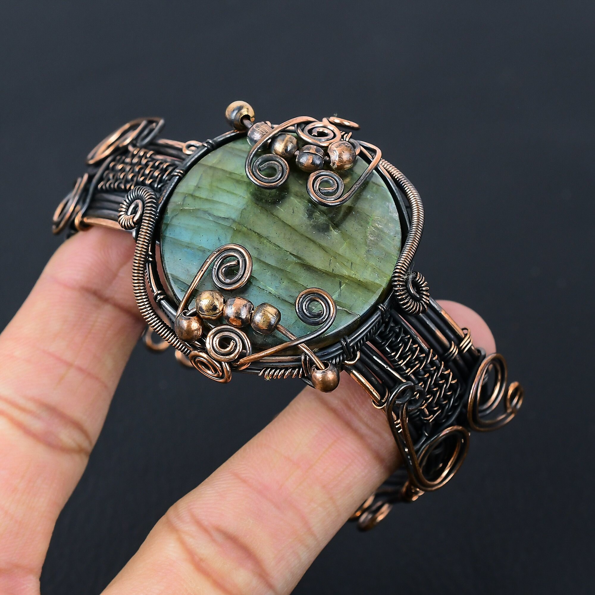 Bracelet Labradorite Véritable | Lune Mystique - Foto 10