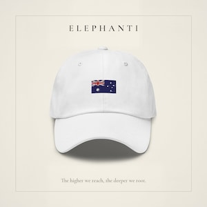 Australia Embroidered Dad Hat, Aussie Flag Cap, Aussie Heritage Baseball Cap, Gift for Him Dad, Diaspora Pride Gift