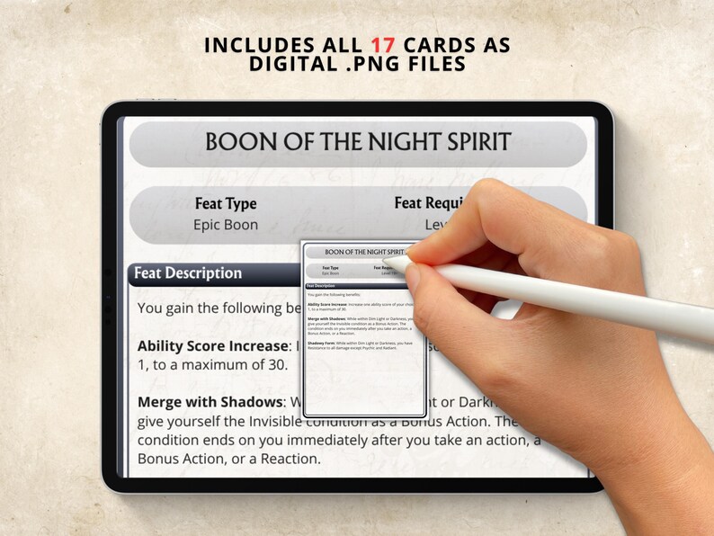 Dnd 5e Feat Cards: Printable Character Reference (PDF Download) - Etsy
