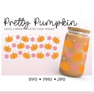 Halloween Libbey SVG, Glass Cup Svg, Halloween Can Glass, Libbey Glass Svg, Ghost Svg, Halloween SVG, Retro Halloween