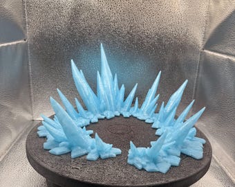 Effets spéciaux Feu et Glace pour figurines | Effets d'énergie imprimés en 3D | Accessoires pour dioramas de figurines | Effets de puissance Flamme et Glace