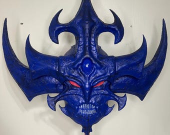 Casco de Obelisco el Atormentador: Cosplay de Yugioh impreso en 3D y pintado a mano