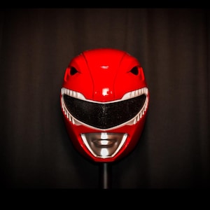 Red Power Ranger helmet