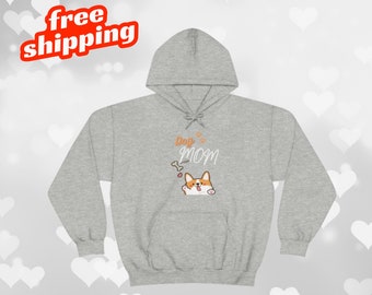 Dog Lover Hoodie,Gift For Dog Mom Sweater, Gift Dog Lover Hoodie For Women, Dog Mom Sweat Cute, Comfy Hoodie With Dog Graphic, Animal Love