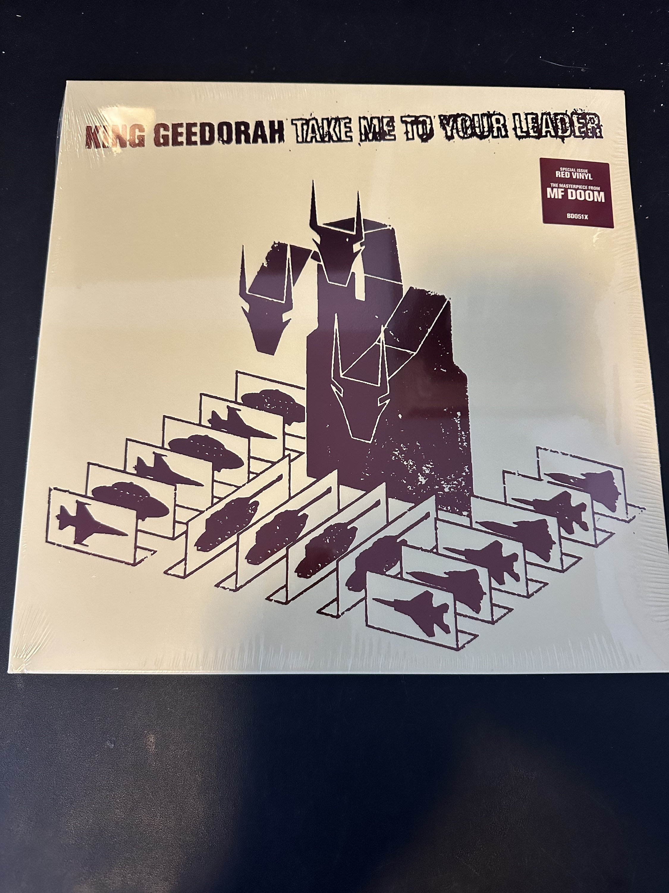 King Geedorah MF Doom Take Me to Your Leader Limited Edition Red Vinyl LP NEW Etsy