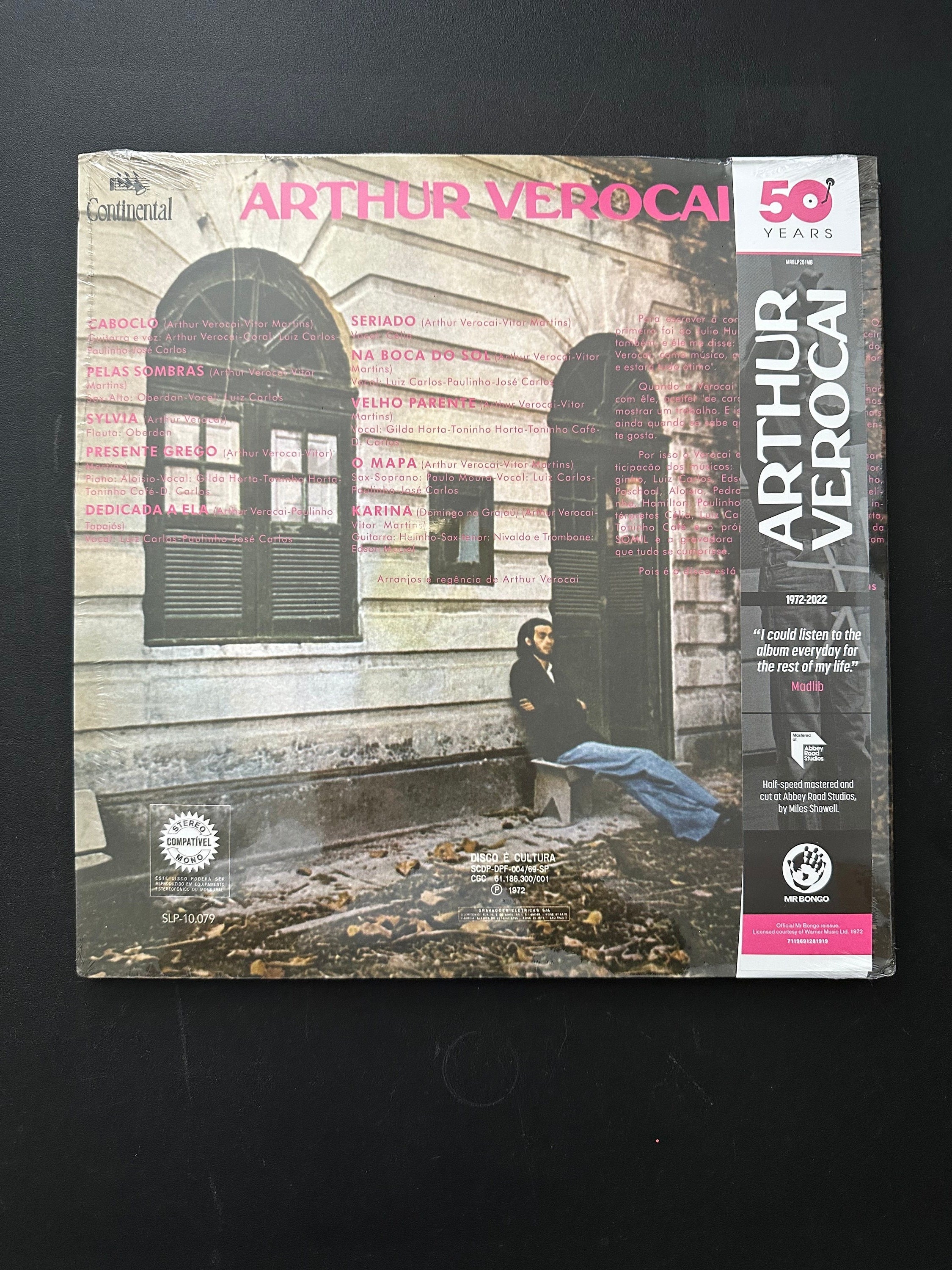 Arthur Verocai - Arthur Verocai 50th Anniv. Gold/black Vinyl LP 